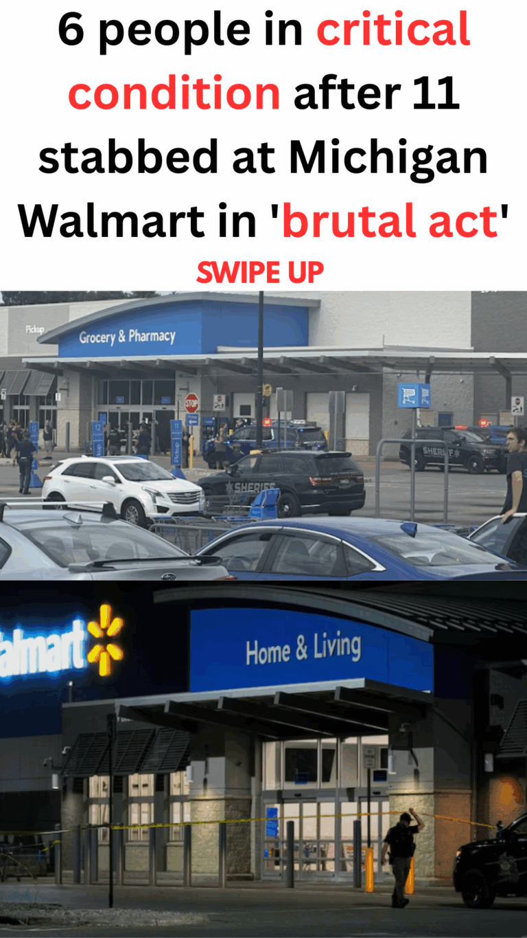 6 people in critical condition after 11 stabbed at Michigan Walmart in brutal act