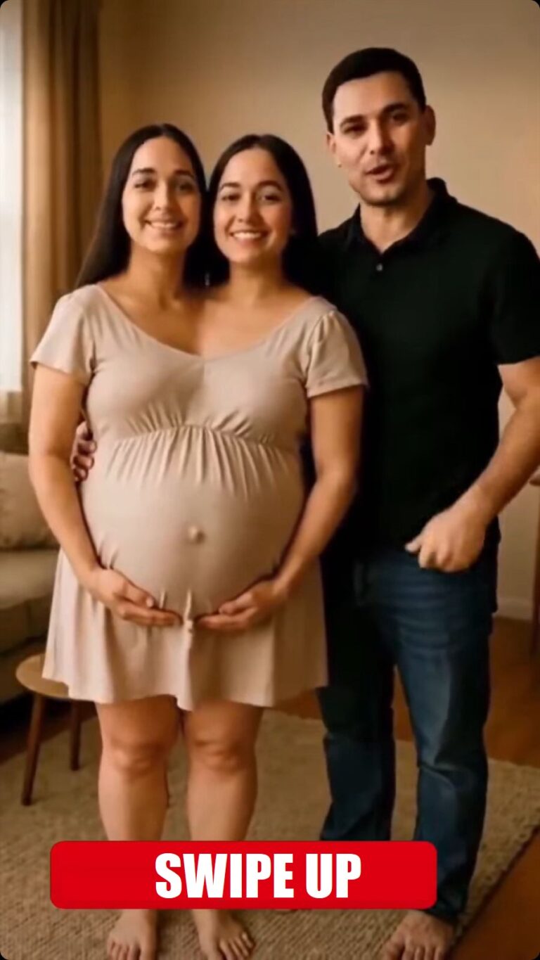 Conjoined twins who married the same man share photos with their husband and daughter