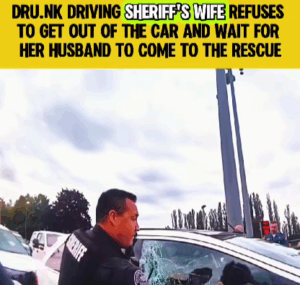 Sheriff’s Wife Caught in Dr*nk Driving Chaos — Refuses to Leave the Car