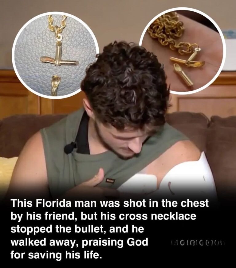 Florida man's cross necklace may have saved his life - 'I thought I was going to die'